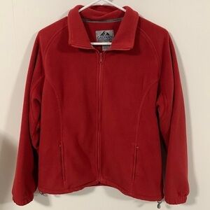 Galyan’s Outdoors Woman’s Large fleece jacket good condition very soft